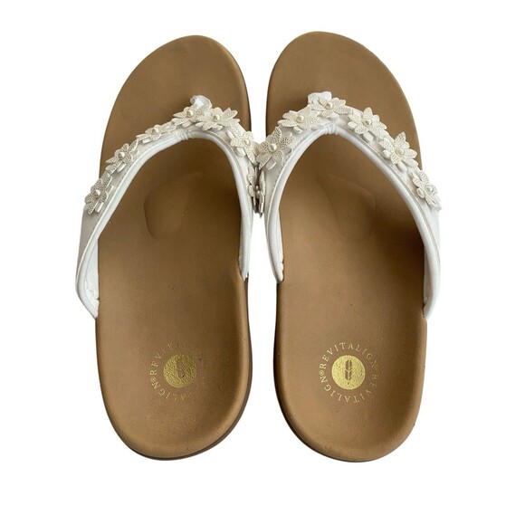 Revitalign Orthotic Thong Sandals Yumi Havana - Picture 4 of 10